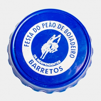 ABRIDOR DE GARRAFAS  AZUL C/ IMÃ
